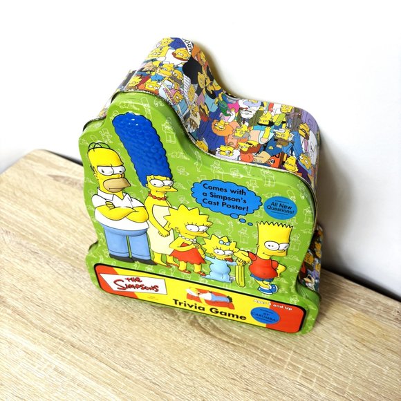 The Simpsons Trivia Game Metal Tin Box - Picture 7 of 12
